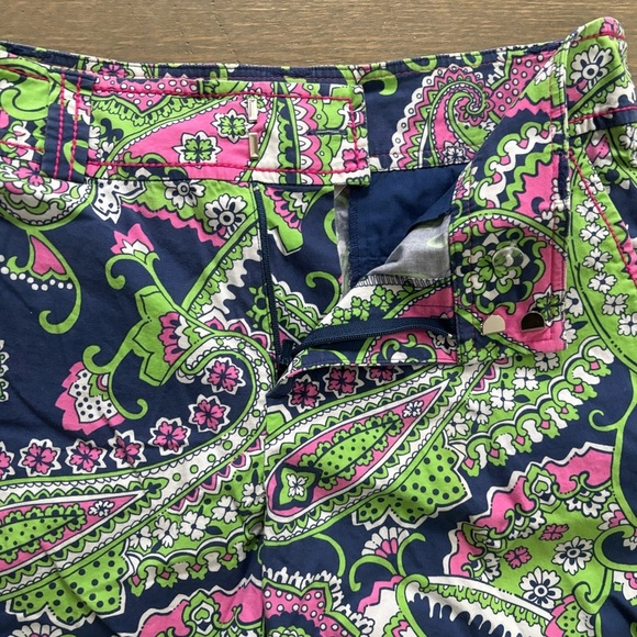 Lilly Pulitzer Randy Bermuda Royal Poinciana cotton size 2 - Picture 3 of 9